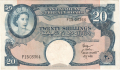 East Africa 20 Shillings, (1958)